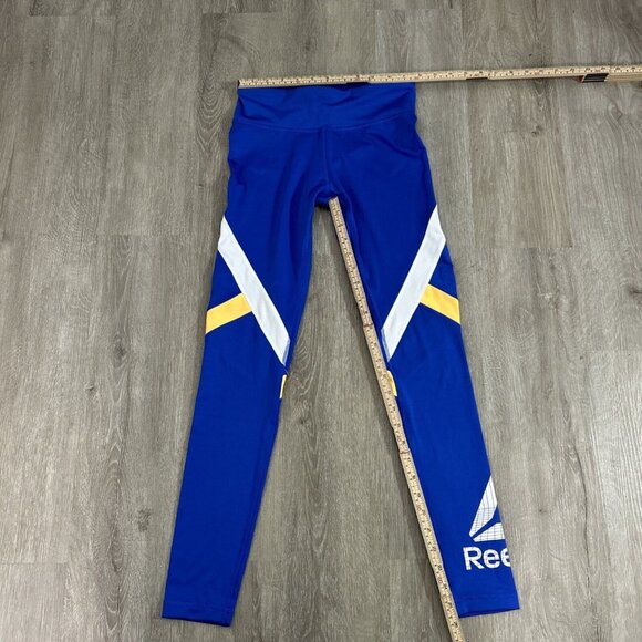 Reebok Blue and Yellow Track Pants - Picture 6 of 12